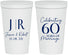 Personalized Anniversary 22 oz Stadium Cups - 60 Years Of Marriage | 80029