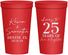 Personalized Anniversary 22 oz Stadium Cups - 25 Years Of Marriage | 80032