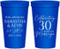 Personalized Anniversary 22 oz Stadium Cups - 30 Years Of Marriage | 80033