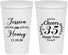 Personalized Anniversary 22 oz Stadium Cups - Cheers To 35 Years | 80034