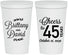 Personalized Anniversary 22 oz Stadium Cups - Cheers To 45 Years | 80036