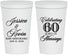 Personalized Anniversary 22 oz Stadium Cups - 60 Years Of Marriage | 80039