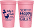 Personalized Baby Shower 22 oz Stadium Cups - You Make Me Happy | 90010