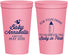 Personalized Baby Shower 22 oz Stadium Cups - Drink Baby In Pink | 90014