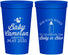 Personalized Baby Shower 22 oz Stadium Cups - Booze Baby In Blue | 90015