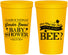 Personalized Baby Shower 22 oz Stadium Cups - Little Honey Bee | 90018