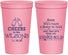Personalized Baby Shower 22 oz Stadium Cups - Cheers Bottle | 90031