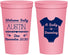 Personalized Baby Shower 22 oz Stadium Cups - Baby Is Brewing | 90050