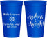 Personalized Baby Shower 22 oz Stadium Cups - Nautical Anchors Aweigh | 90054