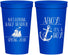 Personalized Baby Shower 22 oz Stadium Cups - Nautical Ahoy It’s A Boy | 90055