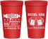 Personalized Baby Shower 22 oz Stadium Cups - Beers Bbq Babies | 90060