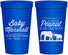 Personalized Baby Shower 22 oz Stadium Cups - Peanut On The Way | 90062