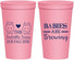 Personalized Baby Shower 22 oz Stadium Cups - Twins Baby Hippos | 90069