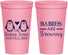 Personalized Baby Shower 22 oz Stadium Cups - Twins Baby Penguins | 90070