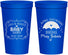 Personalized Baby Shower 22 oz Stadium Cups - April Showers May Babies | 90096