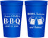 Personalized Baby Shower 22 oz Stadium Cups - Beers Bbq Babies | 90111