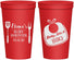 Personalized Baby Shower 22 oz Stadium Cups - Beers Bbq Babies | 90114