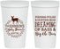 Personalized Baby Shower 22 oz Stadium Cups - Fishing Hunting | 90119