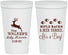 Personalized Baby Shower 22 oz Stadium Cups - Rifle Racks Deer Tracks | 90128