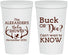 Personalized Baby Shower 22 oz Stadium Cups - Gender Reveal Buck Or Doe | 90131