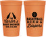 Personalized Baby Shower 22 oz Stadium Cups - Basketball Beer Diapers | 90133