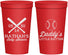 Personalized Baby Shower 22 oz Stadium Cups - Baseball Little Batter | 90136
