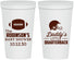Personalized Baby Shower 22 oz Stadium Cups - Football Little Quarterback | 90138