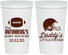 Personalized Baby Shower 22 oz Stadium Cups - Football Little Kicker | 90139