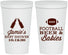 Personalized Baby Shower 22 oz Stadium Cups - Football Beer Babies | 90147