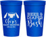 Personalized Baby Shower 22 oz Stadium Cups - Beer Diapers Bash | 90151