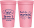 Personalized Baby Shower 22 oz Stadium Cups - Popping By | 90158