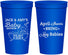 Personalized Baby Shower 22 oz Stadium Cups - April Showers May Babies | 90181