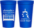 Personalized Baby Shower 22 oz Stadium Cups - Party At Our Crib | 90187