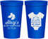 Personalized Baby Shower 22 oz Stadium Cups - Loved By All | 90188