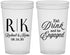 Custom Engagement 22 oz Translucent Cups - Eat Drink Be Engaged | 10000