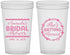 Custom Bridal Shower 22 oz Translucent Cups - She's Getting Married | 100003
