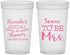 Custom Bridal Shower 22 oz Translucent Cups - Soon To Be Mrs | 100013