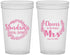 Custom Bridal Shower 22 oz Translucent Cups - Future Mrs | 100015