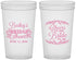 Custom Bridal Shower 22 oz Translucent Cups - Cheers To The Bride | 100019