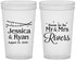 Custom Engagement 22 oz Translucent Cups - Soon To Be Mr And Mrs | 10008