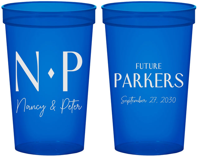 Custom Engagement 22 oz Translucent Cups - Future | 10010