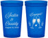Custom Engagement 22 oz Translucent Cups - Engaged | 10013