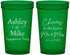 Custom Engagement 22 oz Translucent Cups - Future Mr And Mrs | 10014