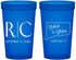 Custom Wedding 22 oz Translucent Cups - Connecticut | 106