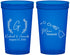 Custom Wedding 22 oz Translucent Cups - Hawaii | 110