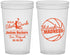 Custom Bar Mitzvah 22 oz Translucent Cups - 13th Birthday Basketball | 110000