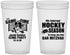 Custom Bar Mitzvah 22 oz Translucent Cups - 13th Birthday Hockey | 110006