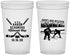 Custom Bar Mitzvah 22 oz Translucent Cups - 13th Birthday Hockey | 110007