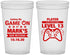 Custom Bar Mitzvah 22 oz Translucent Cups - 13th Birthday Video Game | 110013