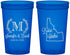 Custom Wedding 22 oz Translucent Cups - Idaho | 111